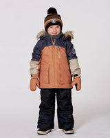 Two-Piece Play Snowsuit With Colorblocked Jacket Black | Deux par Deux | Jenni Kidz
