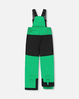 Two-Piece Play Snowsuit With Colorblocked Jacket Green | Deux par Deux | Jenni Kidz