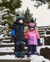 Two Piece Snowsuit Black Printed Dinos | Deux par Deux | Jenni Kidz