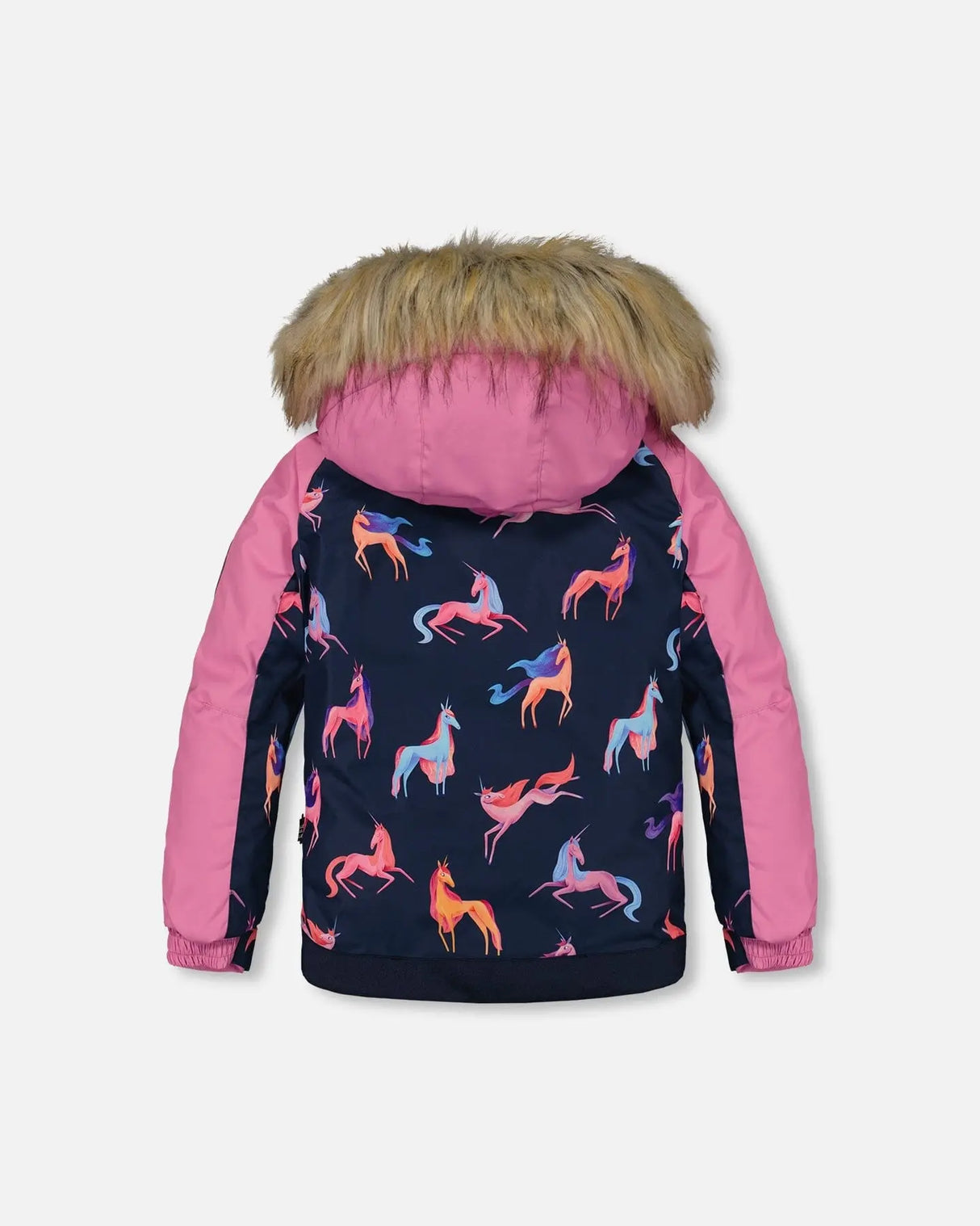 Two Piece Snowsuit Mauve Printed Unicorns | Deux par Deux | Jenni Kidz