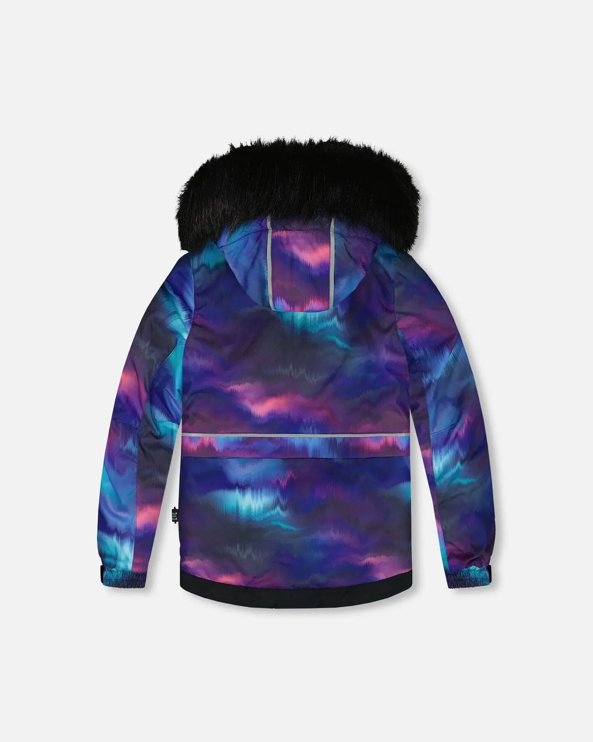 Two Piece Snowsuit Printed Aurora Borealis And Purple | Deux par Deux | Jenni Kidz