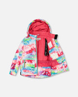 Two Piece Snowsuit Printed Bubbles And Lime | Deux par Deux | Jenni Kidz