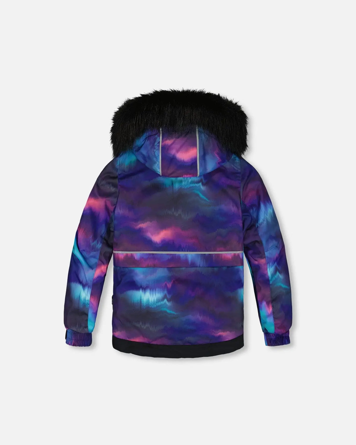 Two Piece Snowsuit Printed Purple Aurora Borealis | Deux par Deux | Jenni Kidz