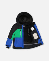 Two-Piece Teknik Snowsuit Aurora Borealis | Deux par Deux | Jenni Kidz