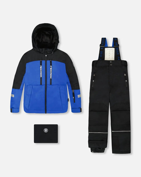 Two-Piece Teknik Snowsuit Royal Blue | Deux par Deux | Jenni Kidz