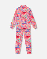 Two Piece Thermal Underwear Set Printed Marble | Deux par Deux | Jenni Kidz