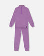 Two Piece Thermal Underwear Set Purple | Deux par Deux | Jenni Kidz