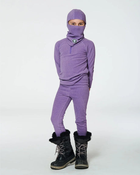 Two Piece Thermal Underwear Set Purple | Deux par Deux | Jenni Kidz