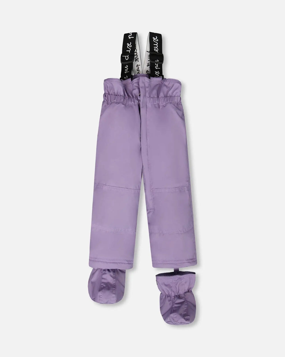 Gray bib pants with ankle snow guards and boot straps, jacket and snow pants, ships fast.