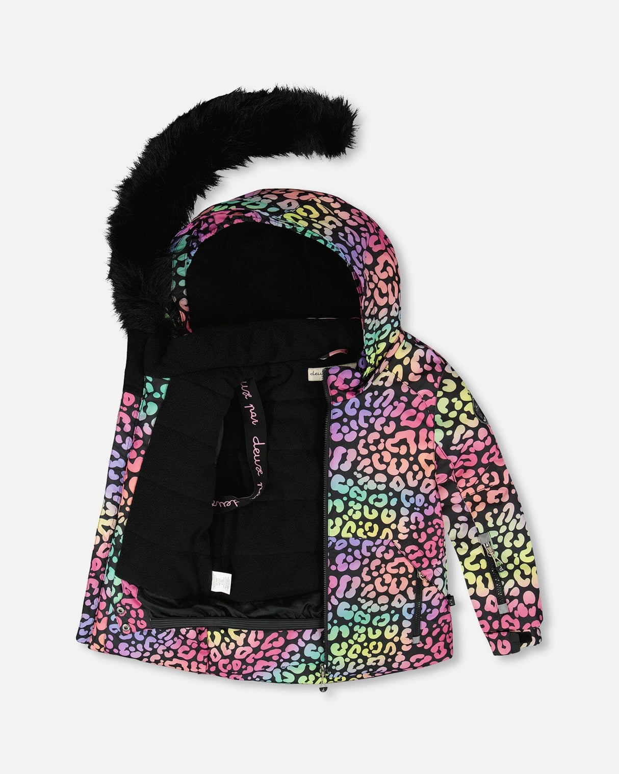 Detail Cordura knees on bib snow pants and snow gaiters