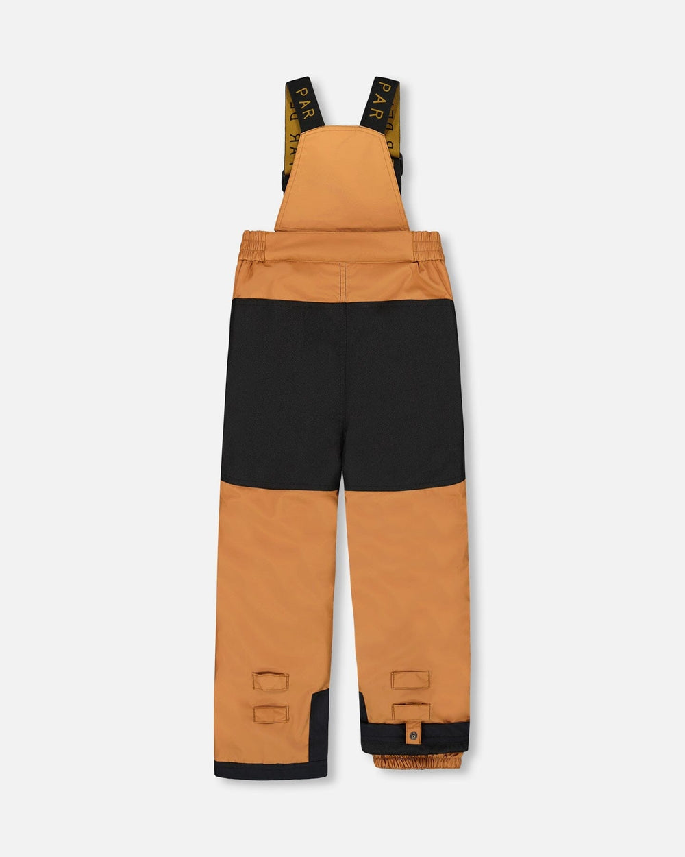 Orange bib pants with Cordura knees and ankle gaiters, jacket and snow pants, ships fast — buy now.
