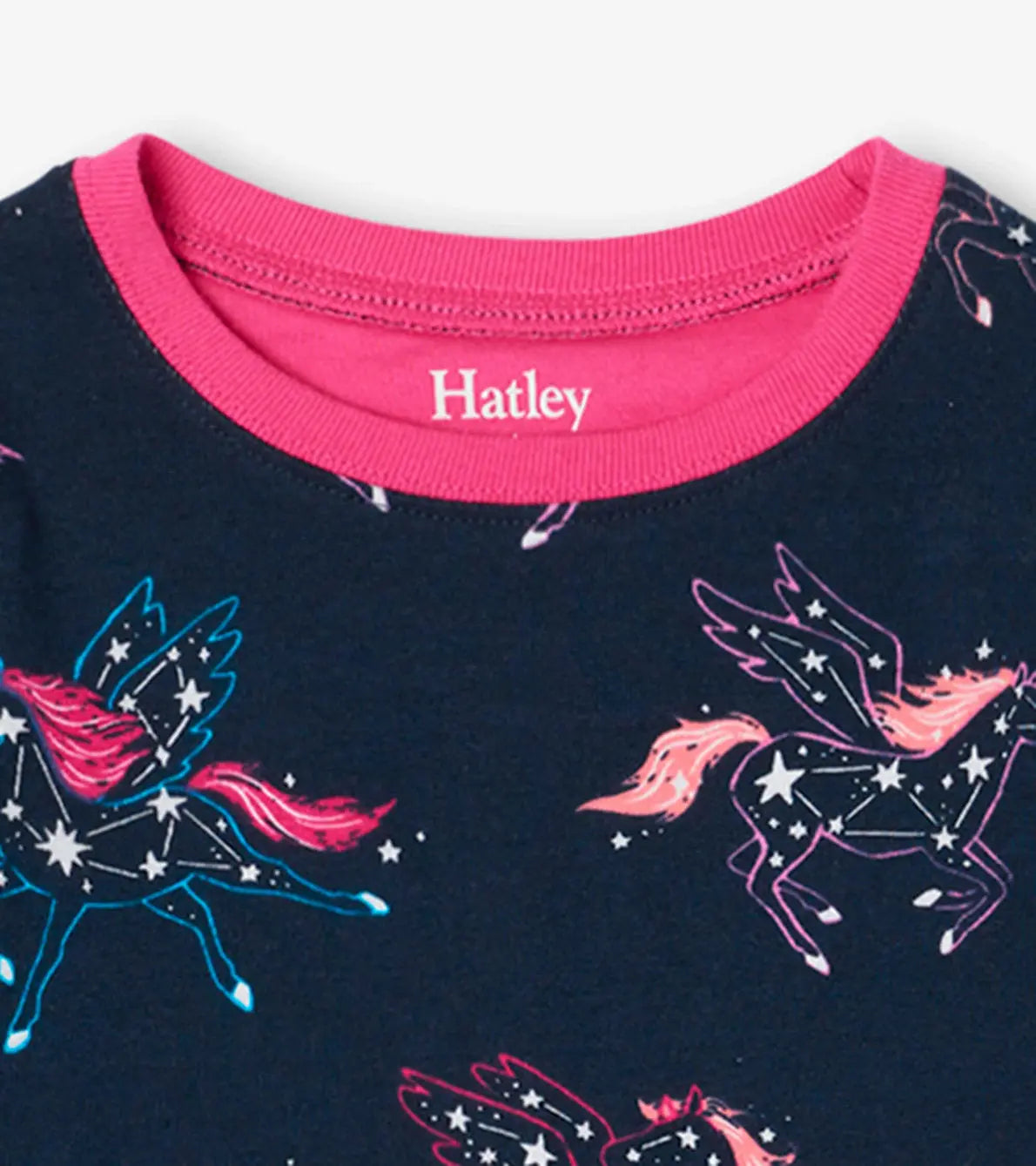 Unicorn Constellations Organic Cotton Raglan Kids Pajama Set | Hatley | Hatley | Jenni Kidz