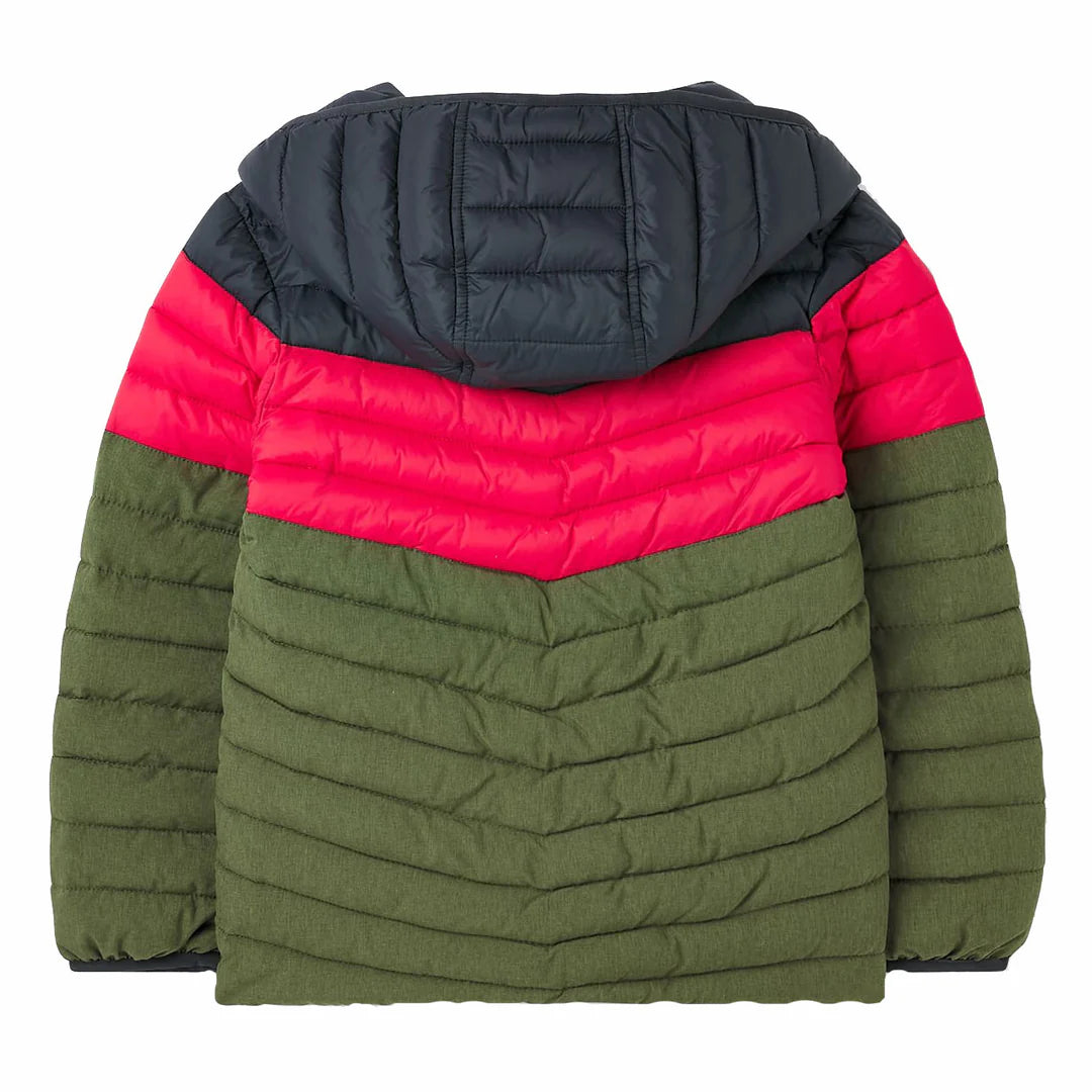 Boys Cairn Packaway Showerproof Jacket Colour Block | Joules - Jenni Kidz