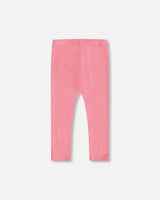 Velvet Stretch Leggings Candy Pink | Deux par Deux | Jenni Kidz