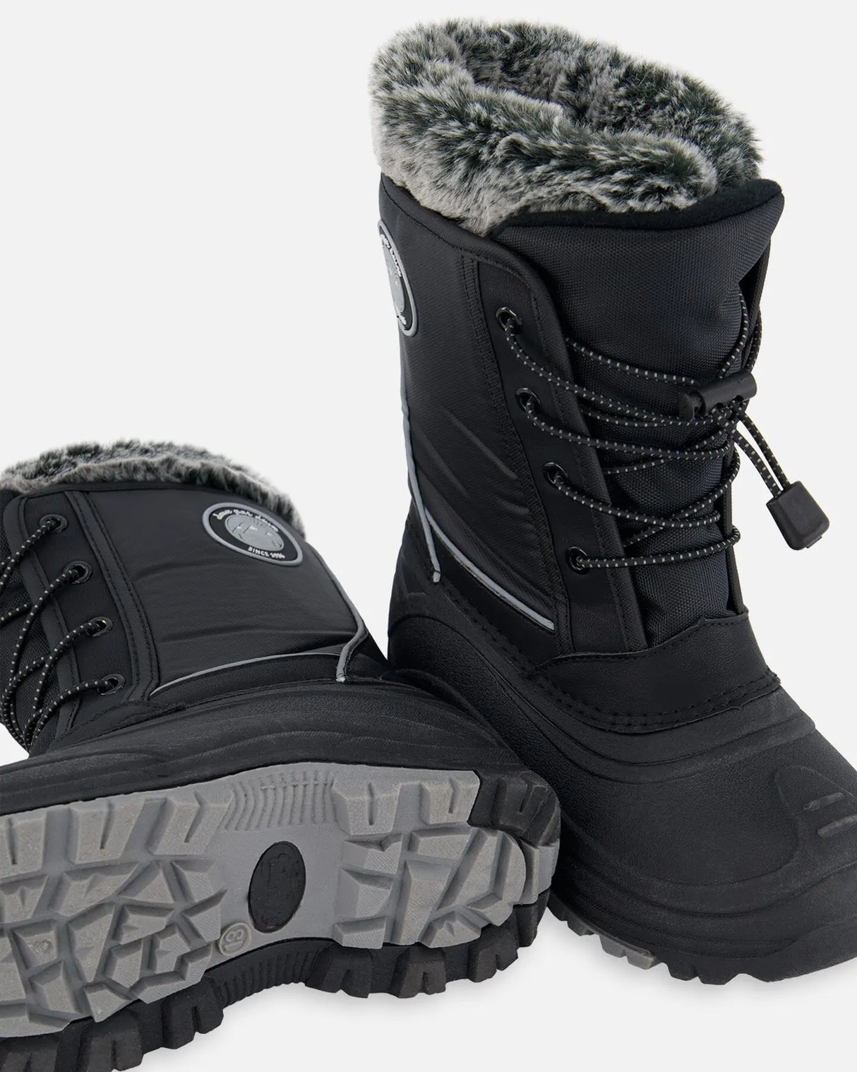 Winter Boots Black With Removable Liner | Deux par Deux | Jenni Kidz