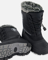 Winter Boots Black With Removable Liner | Deux par Deux | Jenni Kidz