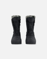Winter Boots Black With Removable Liner | Deux par Deux | Jenni Kidz