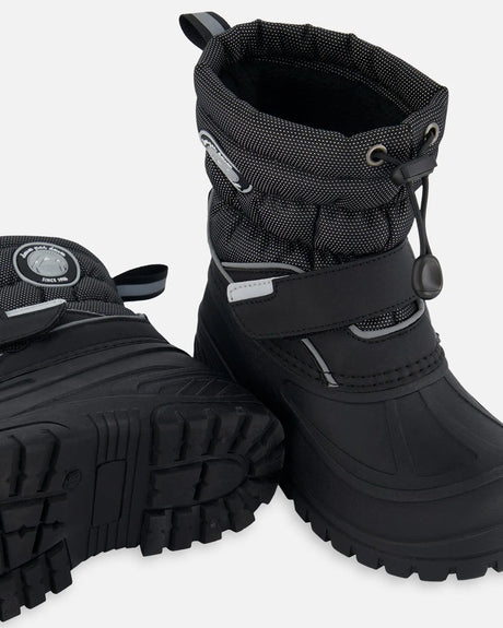 Winter Boots Solid Black | Deux par Deux | Jenni Kidz