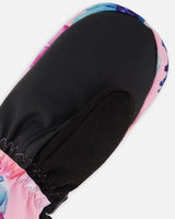 Winter Mittens Teknik Pink Watercolor Flower Print | Deux par Deux | Jenni Kidz