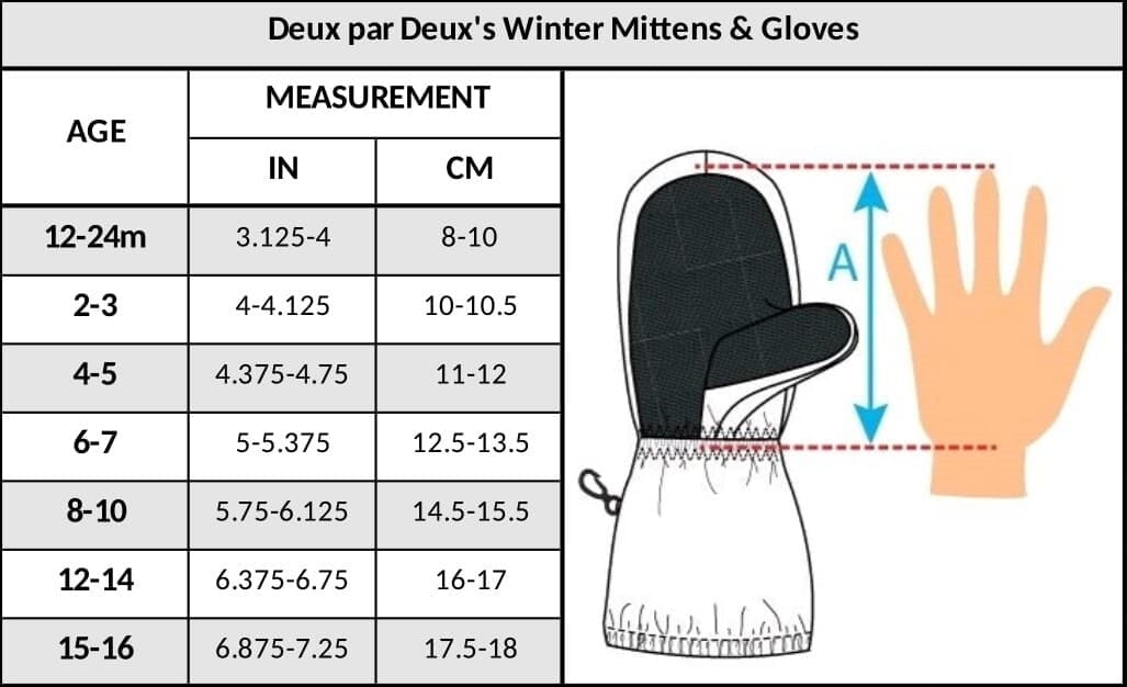 Winter Mittens Teknik Zebra Print-4