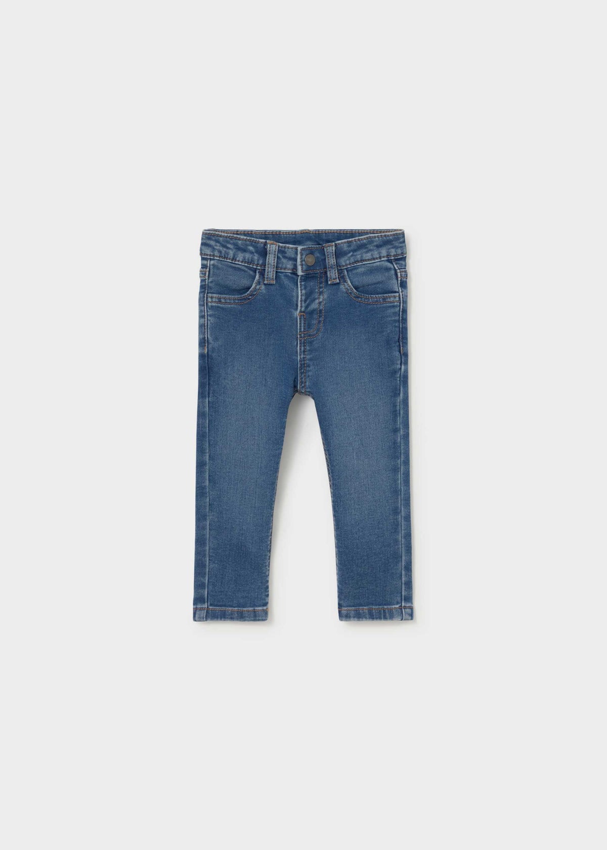 Mayoral baby girl jeans in Medium Denim, sizes 6M-4Y – product view 1