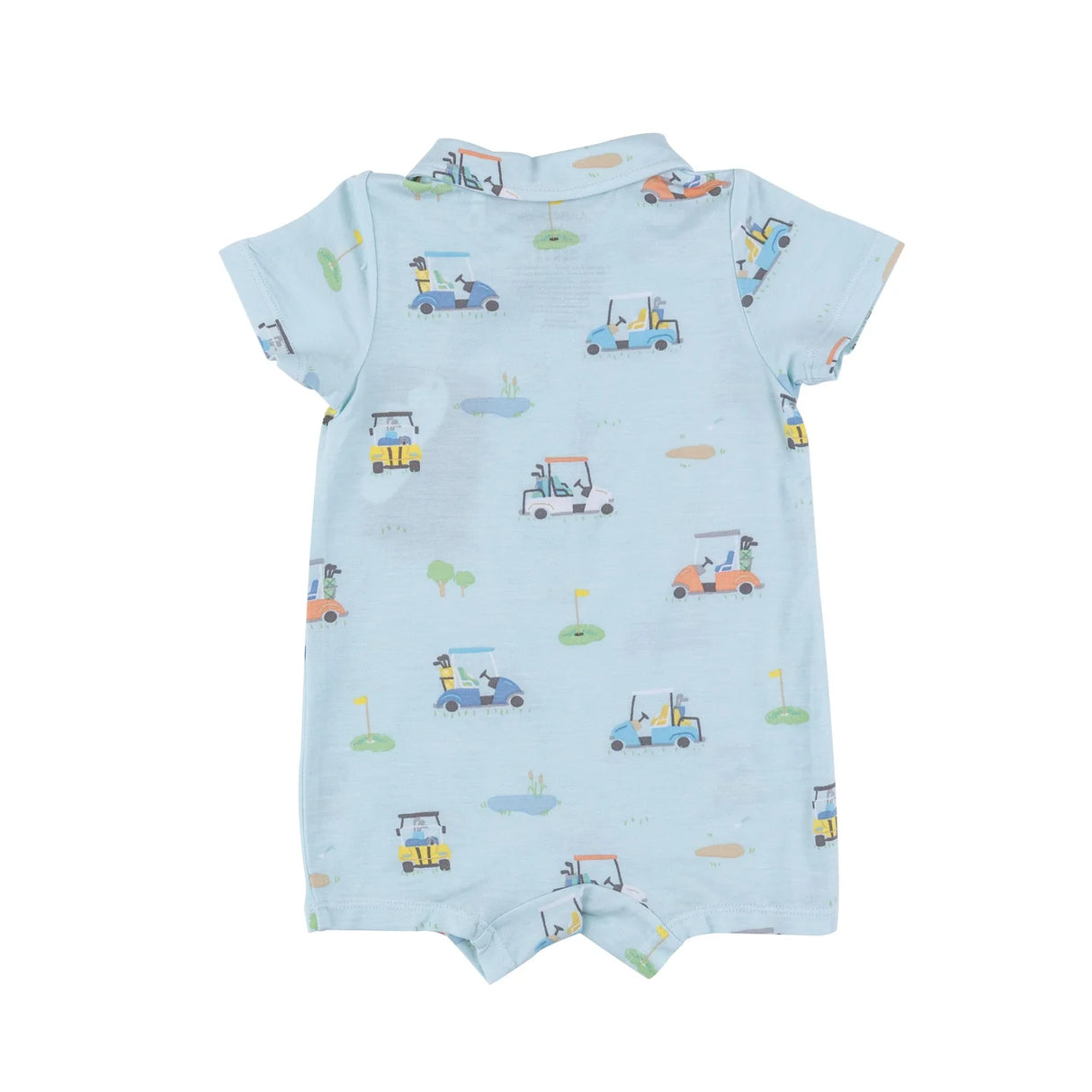 Polo Shortie - Golf Carts Blue | Angel Dear - Jenni Kidz