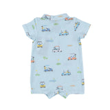 Polo Shortie - Golf Carts Blue | Angel Dear - Jenni Kidz