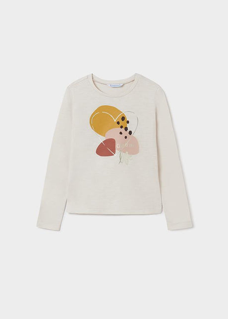 Long Sleeve Graphic T-Shirt Garbanzo | Mayoral - Jenni Kidz