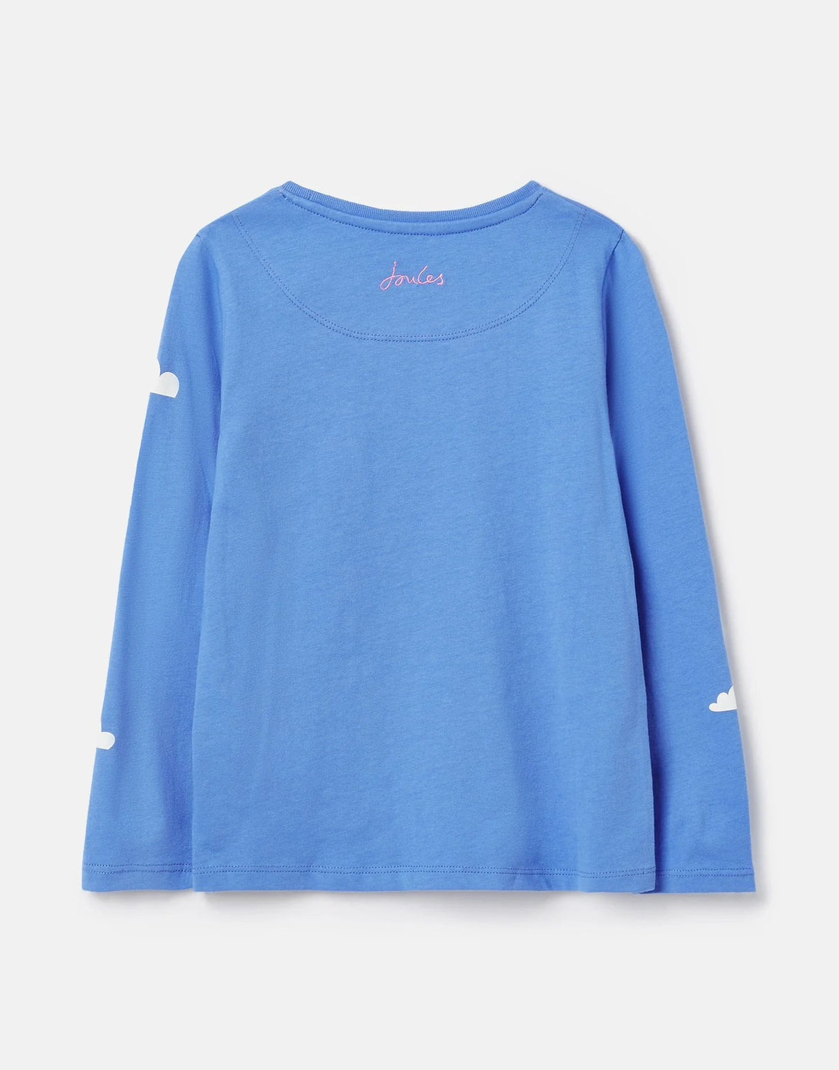 Bessie Long Sleeve Screenprint T-Shirt Blue Dalmatian | Joules - Jenni Kidz