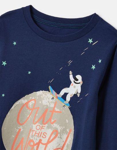 Girls Long Sleeve screen prints T-Shirt | Joules - Jenni Kidz