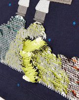 Rocket Two-way sequins T-Shirt | Joules - Jenni Kidz