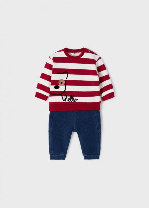 Baby Boys Red 2-Piece Set | Mayoral - Jenni Kidz