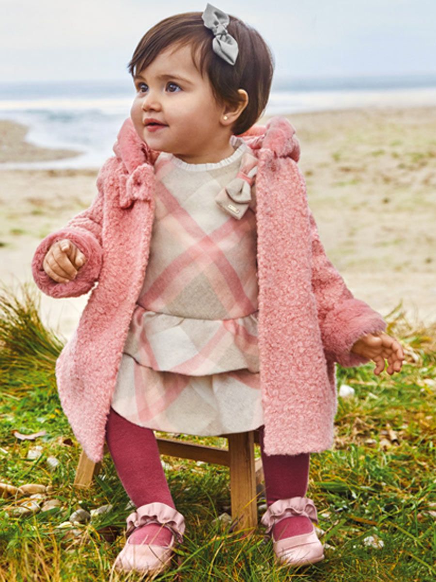 Baby Borg Coat Blush Pink | Mayoral - Jenni Kidz