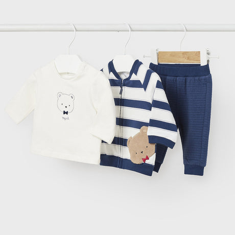 3 Piece Tracksuit - Night Blue Newborn | Mayoral - Jenni Kidz