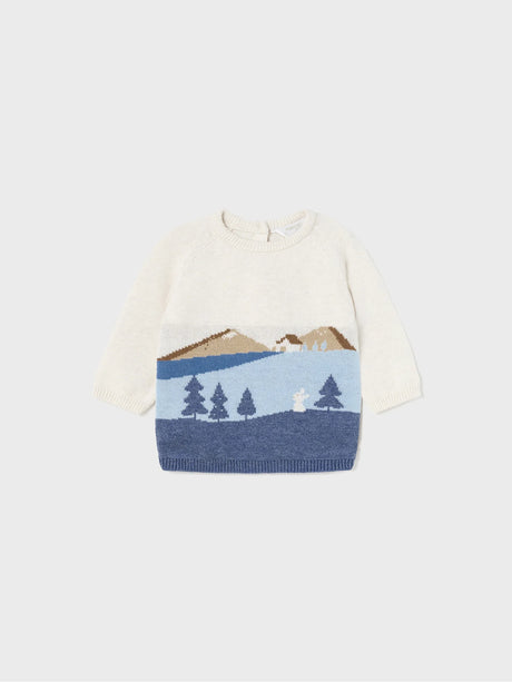 Jacquard Sweater - Blue Boy | Mayoral - Jenni Kidz