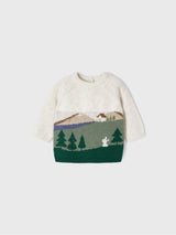 Jacquard Sweater - Green Boy | Mayoral - Jenni Kidz