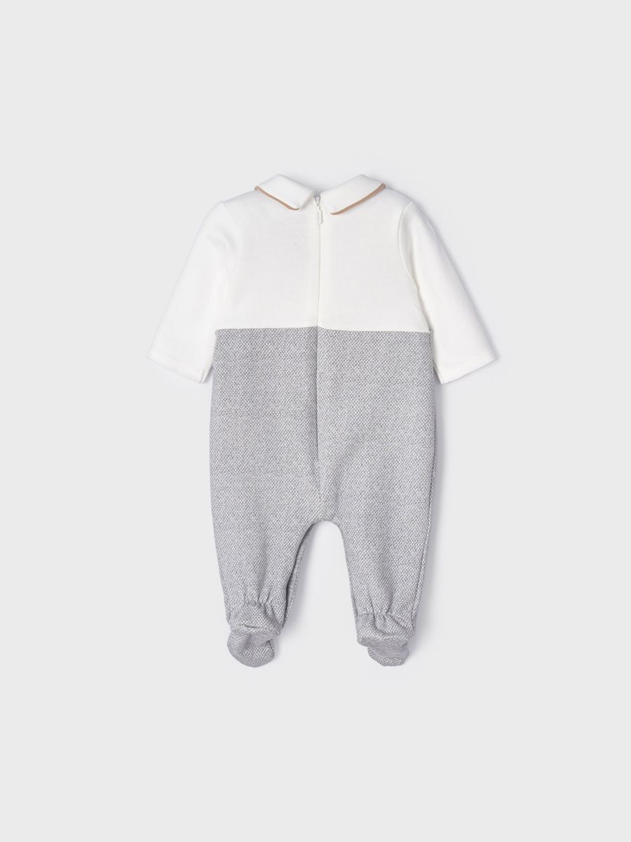 Woofle Patterned Romper Grey | Mayoral - Jenni Kidz