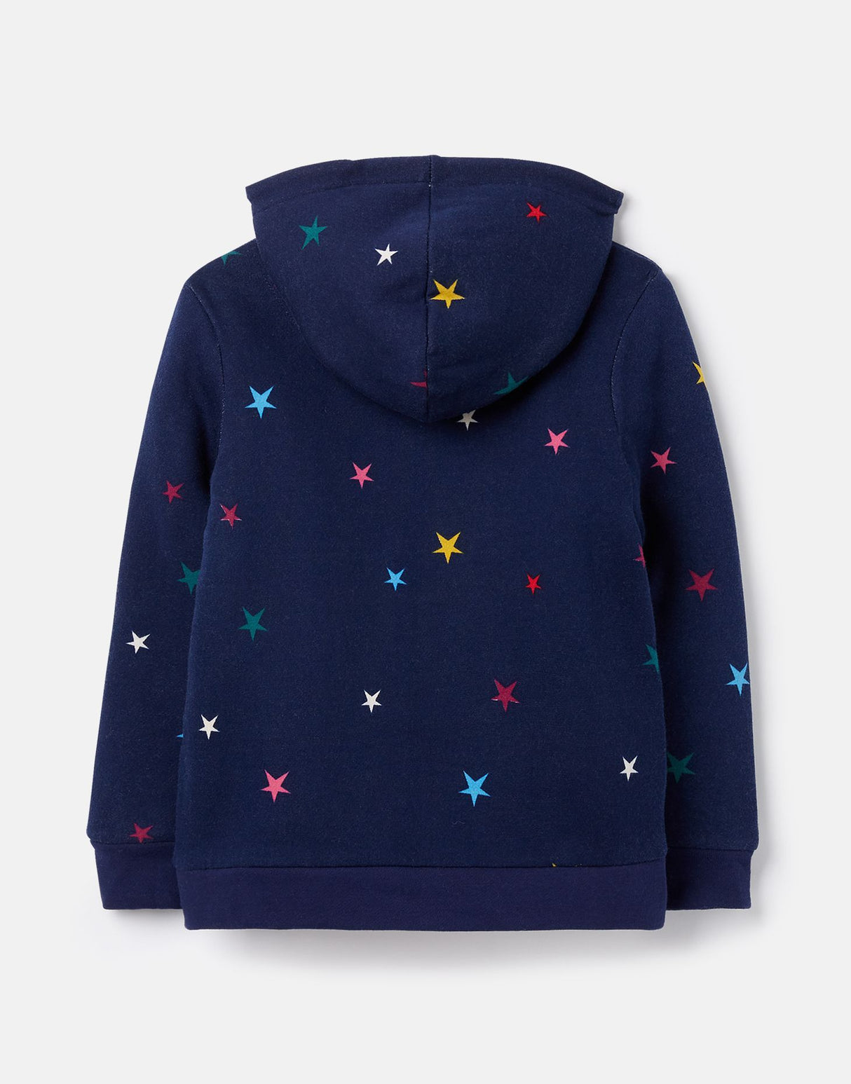 Navy & Pink Star Braelyn Zip-Up Hoodie | Joules - Jenni Kidz