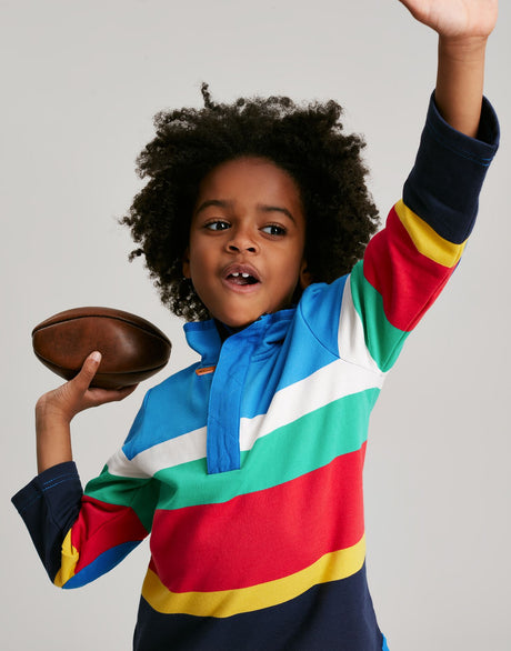 Captain Stripe 1/2 Zip Sweatshirt | Joules - Jenni Kidz