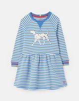 Darlia Long Sleeve Sweat Dress | Joules - Jenni Kidz