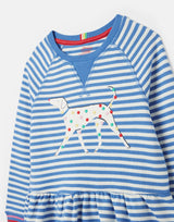 Darlia Long Sleeve Sweat Dress | Joules - Jenni Kidz