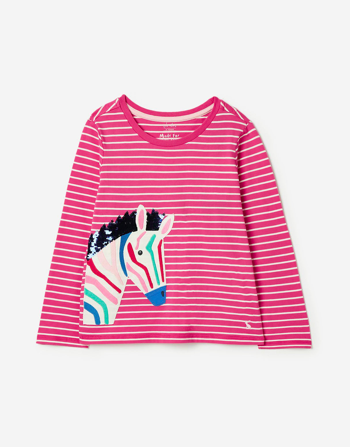 Ava Long Sleeve Applique Artwork T-Shirt | Joules - Jenni Kidz