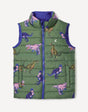 Boys Flip It Reversible Printed Gilet | Joules - Jenni Kidz