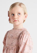 Long Sleeve Patterned Smock Dress  Girls | Mayoral - Jenni Kidz