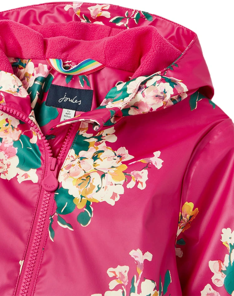 Regenjacke Raindance Flowers in pink | Joules - Jenni Kidz