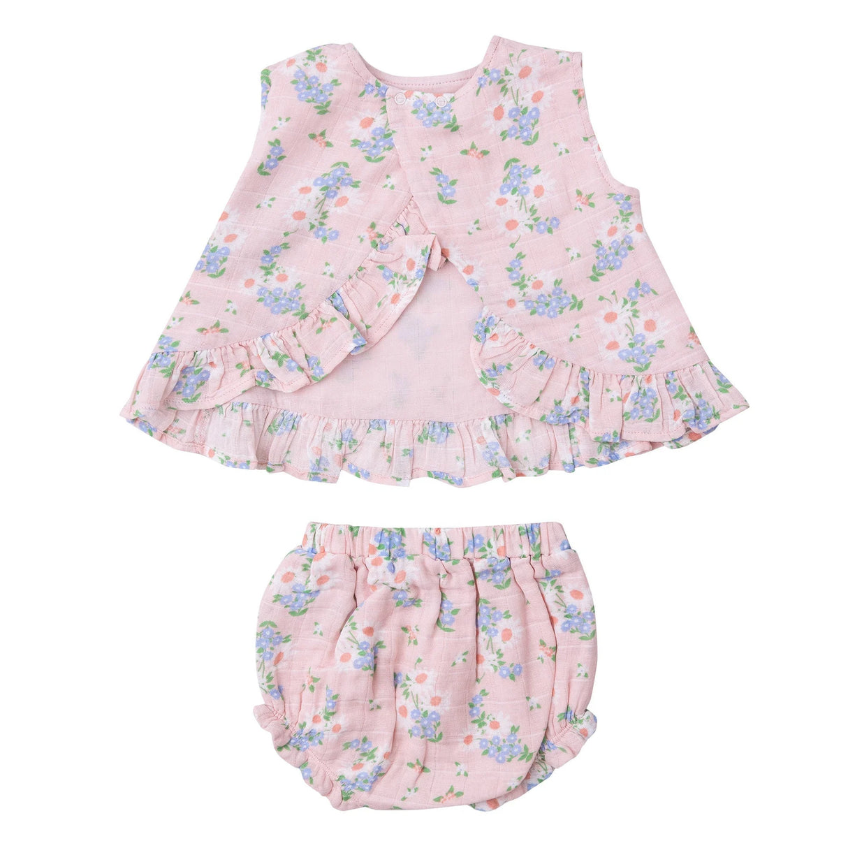 Ruffle Back Top & Bloomer - Garthering Daisies | Angel Dear - Jenni Kidz