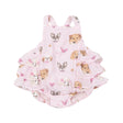 Ruffle Sunsuit - Pretty Puppy Faces | Angel Dear - Jenni Kidz