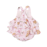 Ruffle Sunsuit - Pretty Puppy Faces | Angel Dear - Jenni Kidz