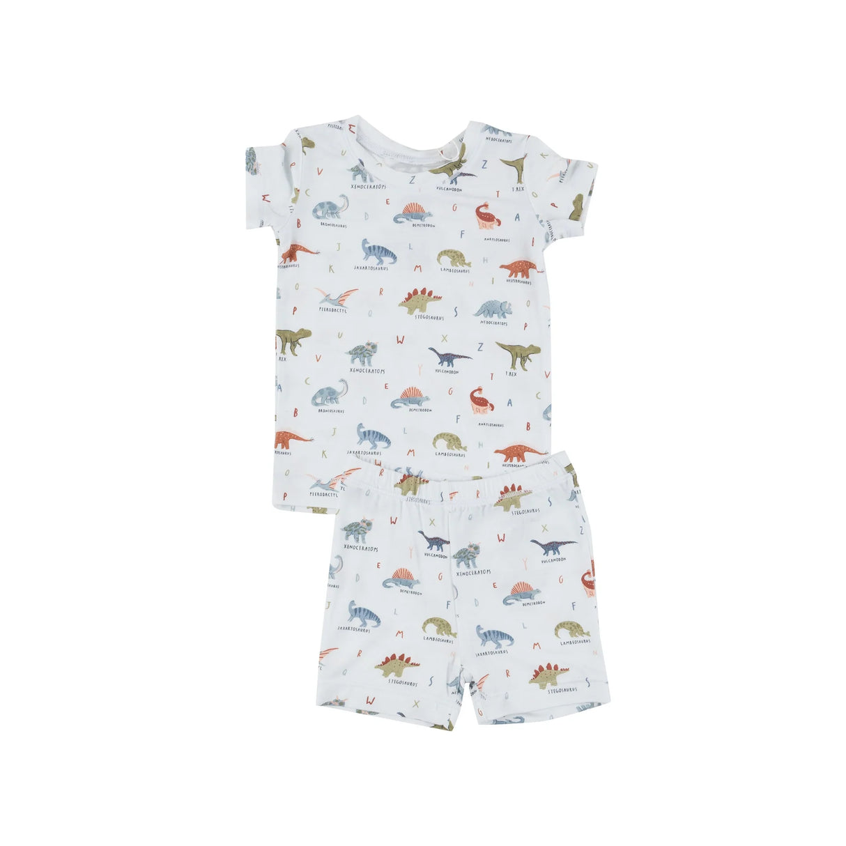 Short Loungewear Set - Dinosaur ABC | Angel Dear - Jenni Kidz