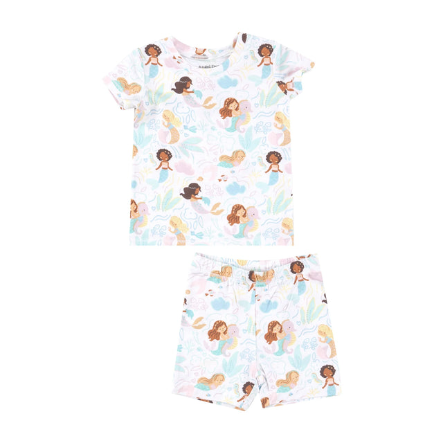 Short Loungewear Set - Magical Mermaids | Angel Dear - Jenni Kidz